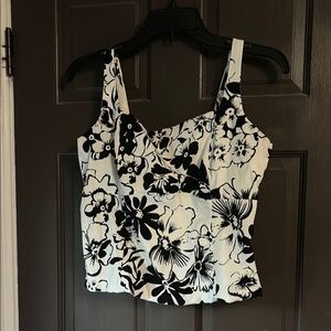 Abercrombie & Fitch Monochrome Floral Blouse